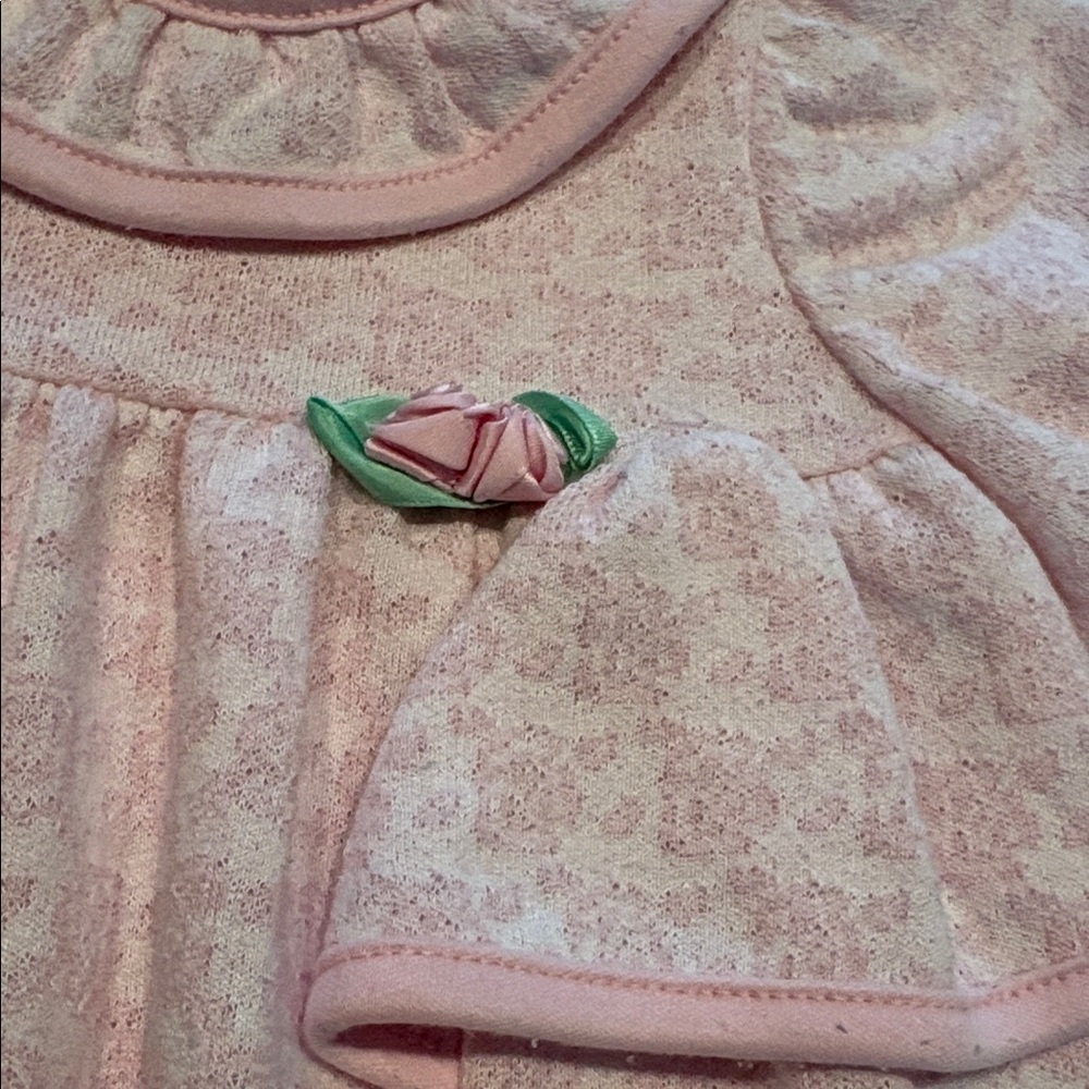 Healthtex Light Pink Baby One Piece. 6-8 Mos - Picture 2 of 6